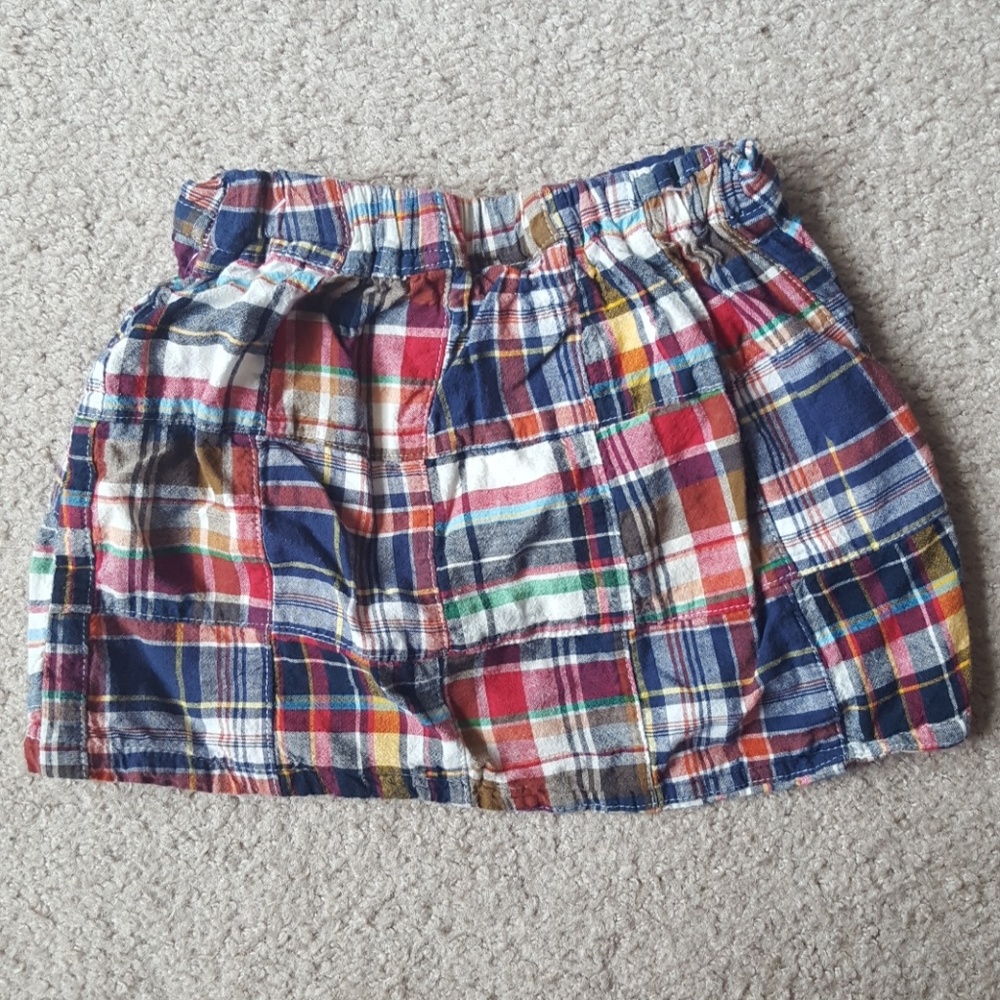 ❤4/$20 Hucklebuckles Plaid Skort